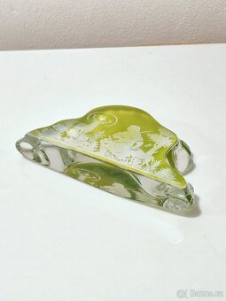 Staré skleněné těžítko/plastika - 6