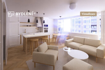 Kompletně zrekonstruovaný designový byt 3+kk (76 m²) s nadst - 6
