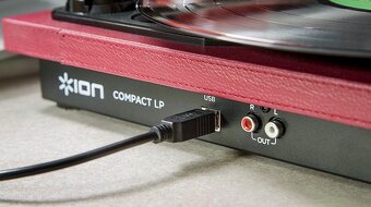 Gramofon ION Compact LP Burgundy - 6