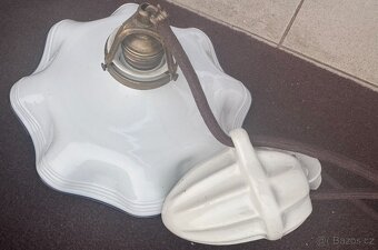 starožitný stahovací lustr lampa-více v inzerátu - 6