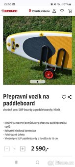 Přepravní vozík na paddleboard - 6