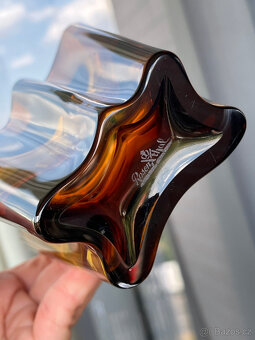 Rosenthal Křišťálová váza Flux Amber 14 cm, H. Paul - 6