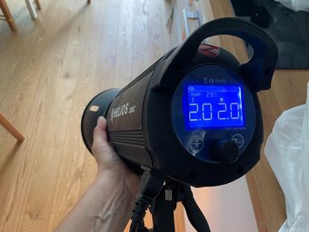 HELIOS 300C Kit - světla, softboxy, deštníky, stativy, atd. - 6