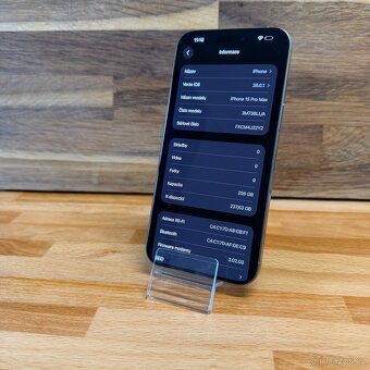 Iphone 15 Pro Max 256GB, přírodní, 100% bat., eSIM (záruka) - 6