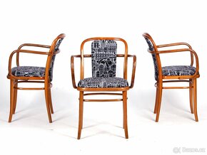 Židle, křesílka TON, návrh J Hoffman, 4ks - 6