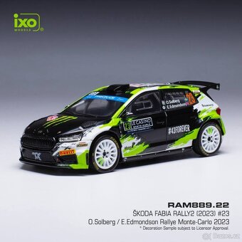 Modely Škoda Fabia Rally2 1:43 IXO - 6
