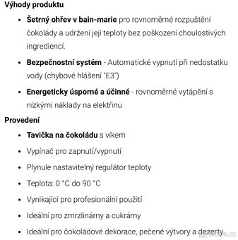 Tavič čokolády Nový - 6