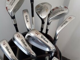 PROFI GOLFOVÝ SET WILSON 13HOLÍ+BAG+COVERY,PC= 38.000,- - 6