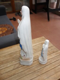 Dvě sošky - Panenka Marie Lourdská č. 2 - 6
