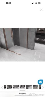 Sprchový kout 90x70 měděný,Nový - 6