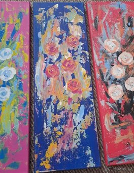 Ručně malované obrazy akryl - 6