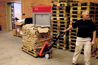 Paketovací lis - jednoduchý, masivní - 6