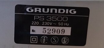 JAPONSKÝ GRAMOFON GRUNDIG PS 3500 /TECHNICS (ROK 1980) PLNÝ - 6