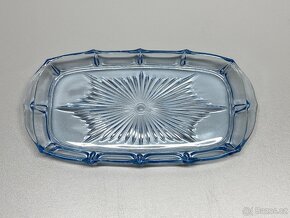 hutní sklo mísa tác retro sklo hutní mísa tác podnos talíř - 6