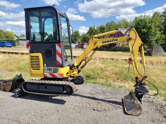 BAGR Komatsu PC14 r2015 - 1700kg - roztah. podv., hyd. svah - 6