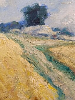 Obraz Jaromír Hynšt, Na sv. Markétu, olej 57x72 - 6