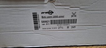 Prodám boty polní 2000 zimní PRABOS originál AČR + ponožky - 6