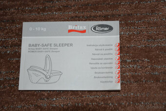 Prodám dětskou autosedačku  pro novorozence Römer Sleeper - 6