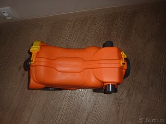 Skořepinový dětský kufr odrážedlo - motorka, 18 l - 6