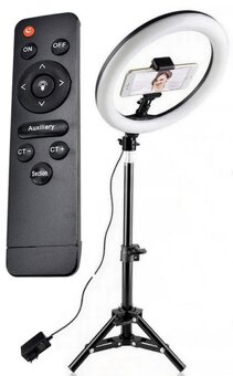 KRUHOVÁ RING 30cm LED LAMPA SVĚTLO 80W i pro Make-up - 6
