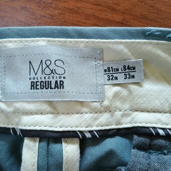 PÁNSKÉ KALHOTY zn. Marks and Spencer, vel. S-M - 6