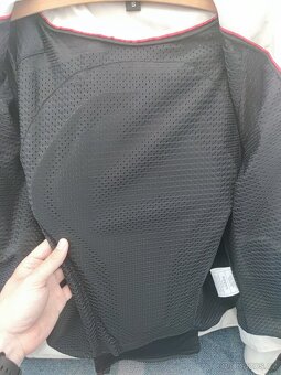 Dámská moto bunda W-TEC Lucina – šedá/krémově bílá - 6