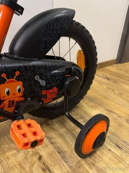 Dětské kolo BTWIN Robot 14” + přídavná kolečka + zvonek - 6