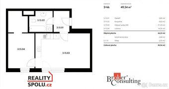 Pronájem, byty/2+kk, 44 m2, Goldscheiderova 3055/5, 30100 Pl - 6