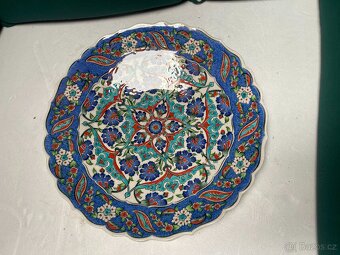 talíř – Turkuaz Çini Kütahya - 6