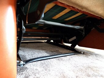 Kožené polohovatelné křeslo Natuzzi s vysouvací podnožkou - 6