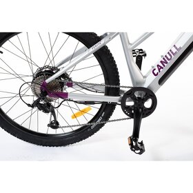 Horské elektrokolo CANULL FERITA+ mid 630Wh silver 16" - 6