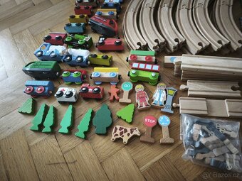 Dřevěná vláčkodráha mega set - 6