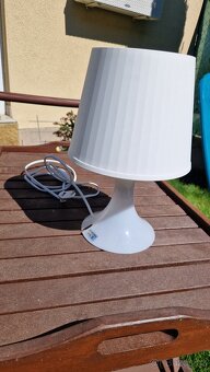 Stolní lampa bílá - 6