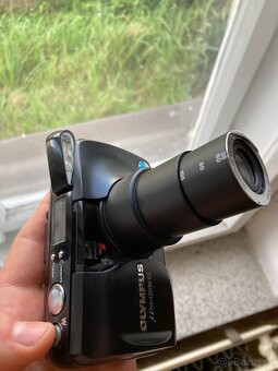OLYMPUS mju ZOOM 105 - plně funkční + baterie,poutko - 6