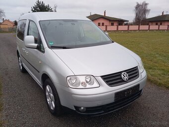 VW Caddy 1.9 Tdi 77kw Life Gewinner, 1.majitelka - 6