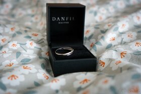 Zlatý prsten Danfil Diamond 1617 z bílého zlata s briliantem - 6