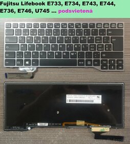 Klavesnice Fujitsu E753 E754 // E733 E734 E743// U747 U748 - 6