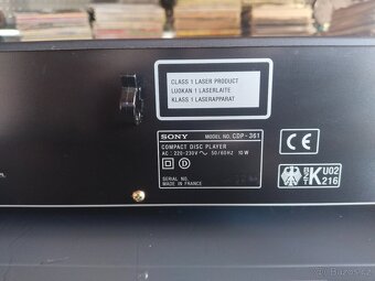 Sony CDP-361 Stereofonní přehrávač kompaktních disků - 6