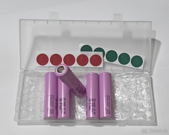 Blistr 5ks baterie Li-ion SAMSUNG INR18650-35E 8A/13A NOVÉ - 6