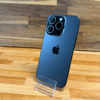 IPhone 15 Pro 128GB, modrý Titan, eSIM (rok záruka) - 6