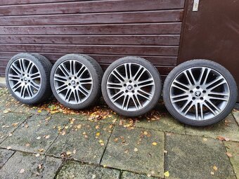 ALU kola Škoda Luxon 5x112 zánovní pneu 225/40 ZR18 - 6