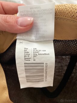 Klobouček z papírové příze nový - 6