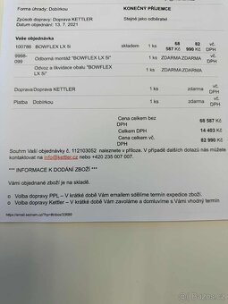 Prodám eliptický trenažér BOWFLEX LX5i, PC: 82 990,- Kč - 6