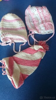 Kojenecké oblečení - dupačky, zatepl.kalhoty, overal, trika. - 6