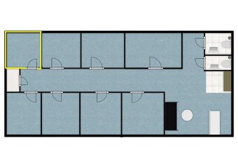 PRONÁJEM NOVĚ VYBUDOVANÉ KANCELÁŘE O CP CCA 11,10 M2 V BRNĚ - 6