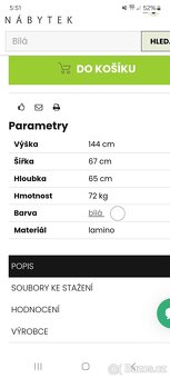 Koupelnová skřínka na pračku NOVÁ - 6