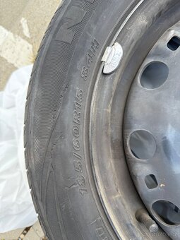 4x letní pneu vč. plechových disků 185/60 R15 - 6