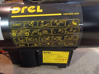 Plynové topidlo Dřel 30kw - 6