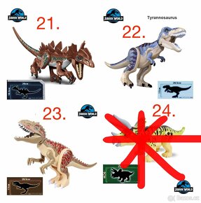 Obrovské dinosaury typ lego - nové, nehrané - 6