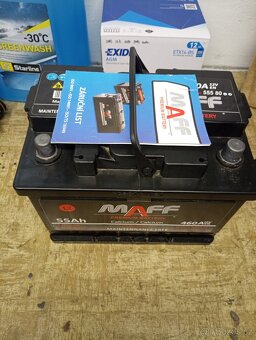 Autobaterie Maff 12V55 Ah - 6